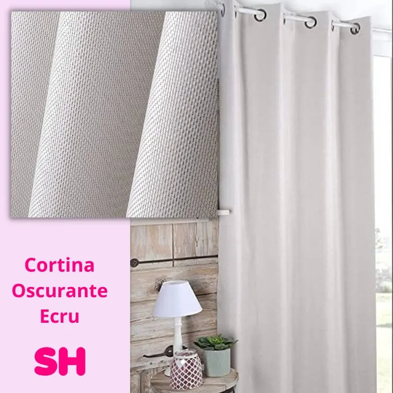 Copenhague Cortina Opaca 140×260 cm Ecru