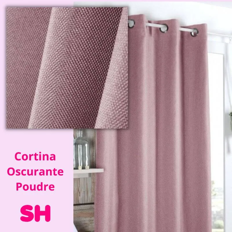 Copenhague Cortina Opaca 140×260 cm Poudre