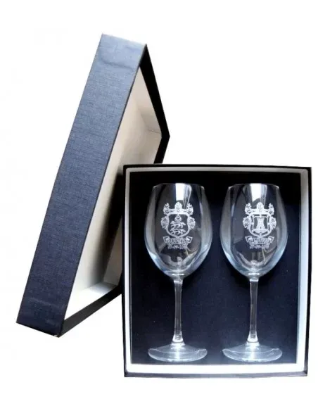 Copas Vino 2 Escudos Heráldicos